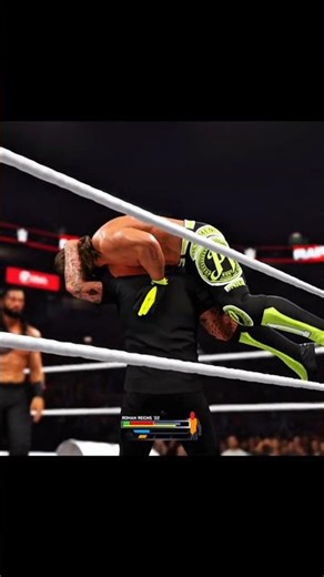 Roman Reigns vs AJ Styles vs CM Punk – Brutal Triple Threat Match 🔥 (4K60FPS) #wwe2k25 #wwe2k26