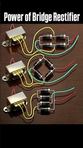 3 Ways to Connect a Bridge Rectifier! 💡🔋 | #nn_electric_hobe