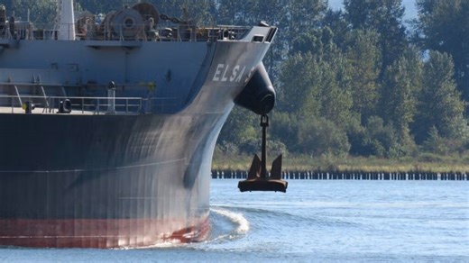 Watch how massive ships anchor in open sea