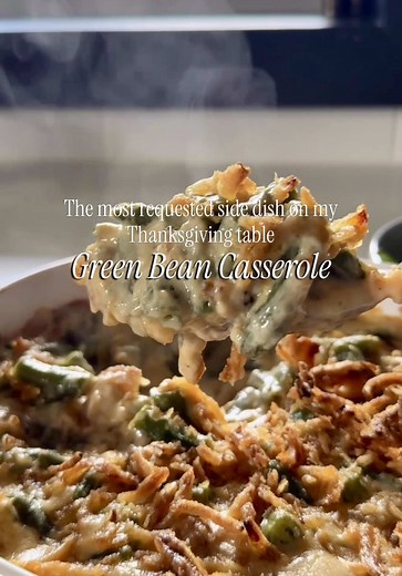 Classic Green Bean Casserole Recipe for Thanksgiving