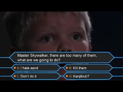 Master Skywalker, there are too many of them, what are we going to do?