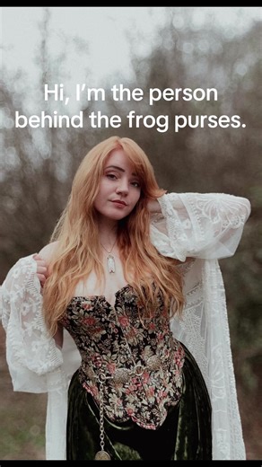 Just a girl who accidentally started a frog purse business. 💚 Now these little frogs are hopping all over the world and being loved by people I’ve never even met. Every single purchase, share, and kind message has helped my tiny handmade dream grow. Thank you to everyone who has supported my small business and adopted a frog purse. It truly means more to me than you know. 💚 #frogtok #fairycore #froglover #handmade #cottagecore