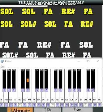 THE LOGICAL SONG #piano #pianosol #chord #musica #easypiano #pianotutorial #accordi #karaokeyversion