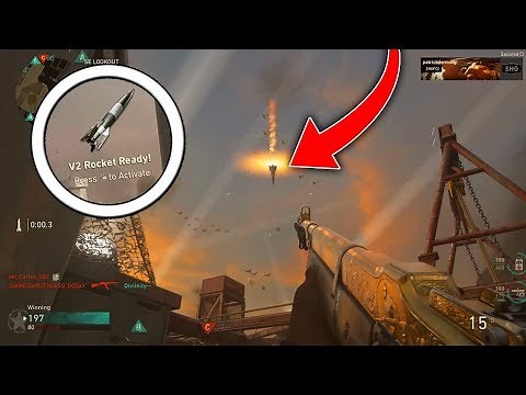 SECRET "V2 ROCKET" NUKE in COD WW2! HOW TO GET A V2 ROCKET IN COD WW2! (HIDDEN KILLSTREAK)