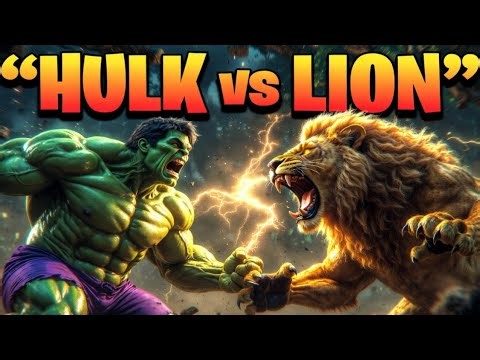Epic Jungle Battle: Fat Hulk vs King of the Jungle