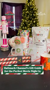 Cozy up with these Hallmark Channel Gift Guide essentials for your next movie night in! 🎥🎄 Featuring goodies from Poppy Hand-Crafted Popcorn, Levtex Home, Personalization Mall, Decorator's Warehouse, Society6, MacKenzie-Childs & L'or de Seraphine! Check out the Hallmark Channel Gift Guide for all the sweet friends and family on your list. https://www.hallmarkchannel.com/christmas/gift-guide | Hallmark Channel