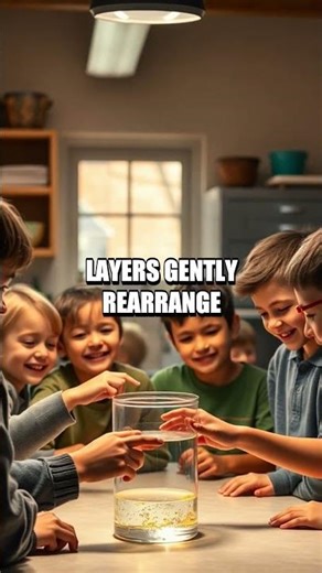 Density Parade in a Liquid Rainbow