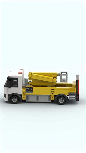 LEGO mTruck Model 6: Overhead Work Truck Build #LEGO #TruckBuild #OverheadWorkTruck #LEGOModel