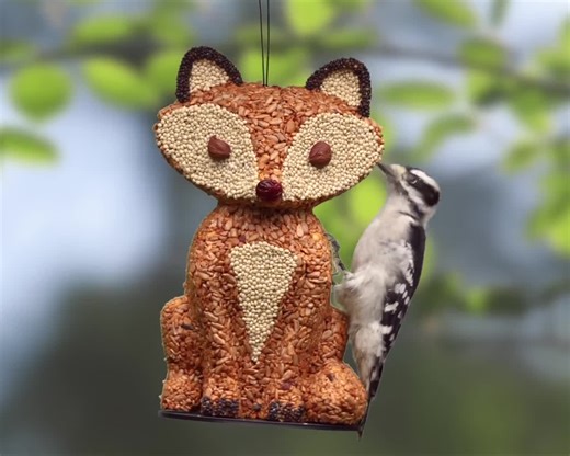 Handmade Fox Bird Seed Feeder: Edible Bird Lover Gift - Etsy