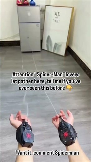 Ever wanted to shoot webs like Spider-Man? 🕸️🕷️ 😳🕸️🔥