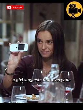 Everyone's put phone on the dinner table to play a interesting game