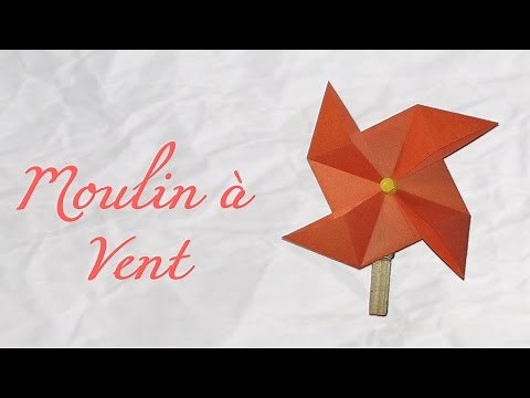 Origami ! Moulin à vent [facile ]