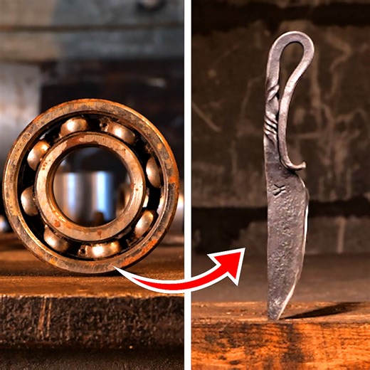Couteau créé à partir d'un palier 🔥🔪 Ce forgeron est clairement doué: | Brico Monsieur