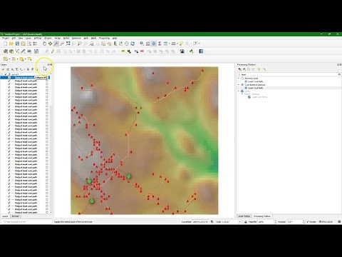 Least-Cost Path Analysis with QGIS: Route from Houses to Wells