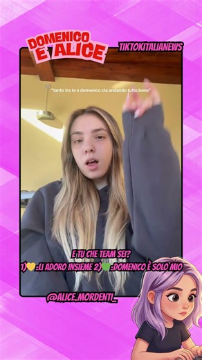 ALICE MORDENTI CONTRO CHI INVIDIA LA SUA RELAZIONE CON DOMENICO ESPOSITO #tiktok #webboh