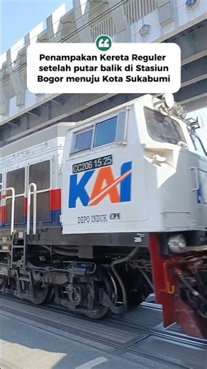 Penampakan Kereta Reguler dari Bogor Kota menuju Kota Sukabumi #kereta #stasiunbogor #sukabumi