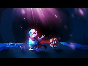 Undertale Icebound Sans and Flowey Fight