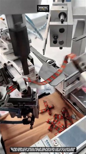 Clean Ribbon Cuts And Seals In One Motion #cutting
