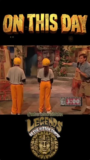 🏛️ ON THIS DAY IN 1993… ​The gates to Olmec’s temple opened for the very first time! ​Legends of the Hidden Temple premiered on Nickelodeon, bringing us iconic team rivalries (Red Jaguars vs. Blue Barracudas forever), the terrifying Temple Guards, and the single most frustrating task in 90s television history: assembling the Shrine of the Silver Monkey. ​Whether you were screaming at your TV screen during the Steps of Knowledge or dreaming of winning a trip to Space Camp, this show defined afte