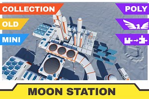 Moon Station | 3D Environments | Unity Asset Store