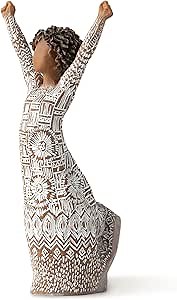 Willow Tree Courageous Joy, Courage to be seen, to be Heard, to be Healed, Expresses Encouragement, Support, Strength, Gift of Congratulations, Inspiration for Graduates, Sculpted Hand-Painted Figure