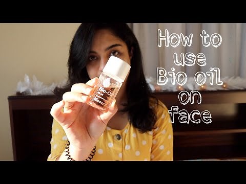 How to use bio oil on face?