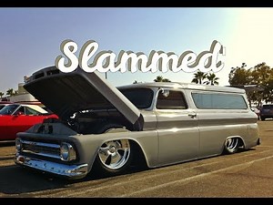 1966 Chevy Suburban On 20's Laying Frame "Slammed"