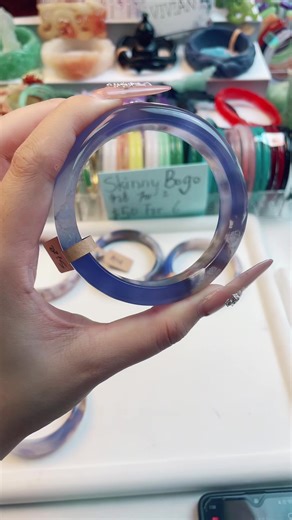 Nuevas pulseras de ágata floral morada