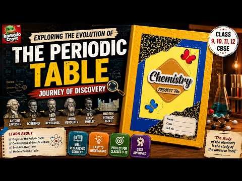 Journey of the Periodic Table | Science Project | Evolution of the Periodic Table| Chemistry Project