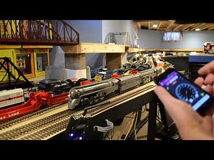 2 MTH Dreyfuss Hudsons using the MTH APP