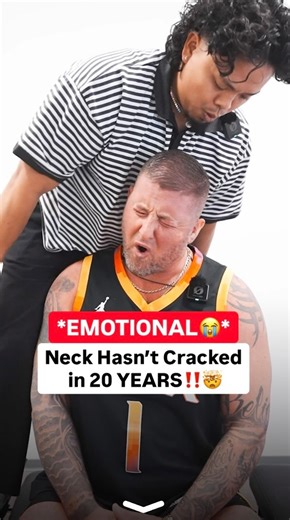 Dr. Alex Tubio D.C 🇵🇭 on Instagram: "HE *CRIED* AFTER THIS NECK CRACK‼️😭 He thought he’d have to live with this pain forever, but knew he needed the right chiropractor. His first chiropractic adjustment with Dr. Tubio finally gave him the pain relief that he needed. Watch his emotional reaction in this satisfying video. #NeckPain #need #Chiropractor #Chiropractic #emotional"