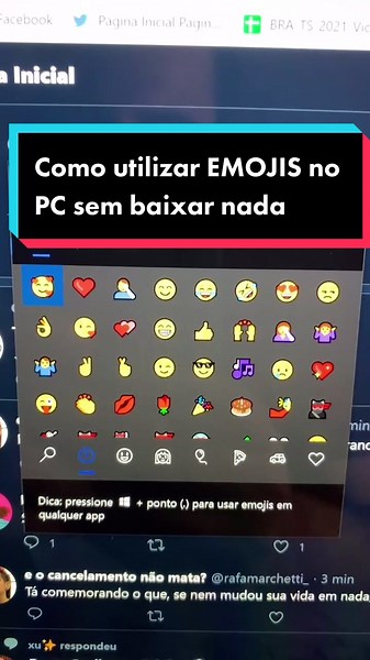 Dicas Para PC: Como utilizar EMOJIS sem baixar nada