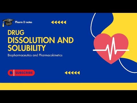 Drug Dissolution and Solubility - Biopharmaceutics and Pharmacokinetics (BPPK)