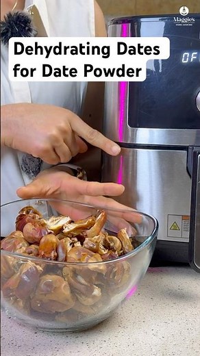 Dehydrating Dates for Date Powder #recipe #howto #how #dehydration #healthy #instantpot #viralshort