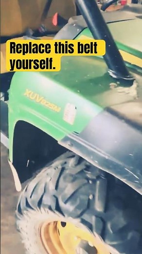 EASY: Replace John Deere Gator Alternator Belt
