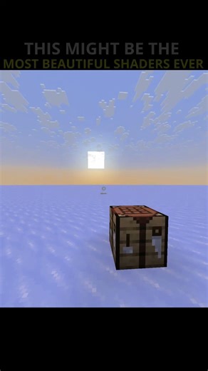 POV: You Finally Turn On Iteration Shaders #minecraft #minecraftshort #mctutorial #shaders #ytshorts