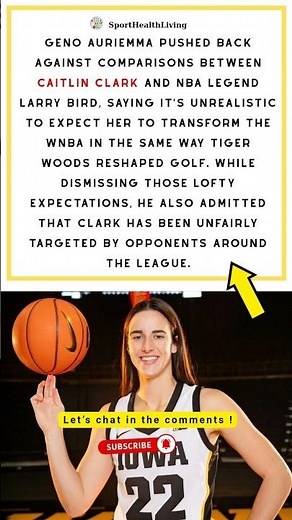 Geno Auriemma Shuts Down Caitlin Clark Comparisons—Then Defends Her