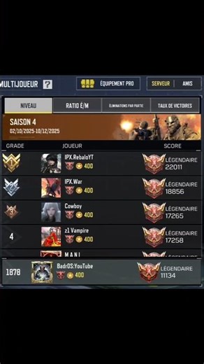Season 4 Rank Journey 🚀 #codm #codmobile #shorts #callofduty
