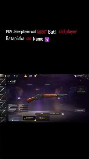 M1887 😮‍💨😎🤫💪🏻 #freefire