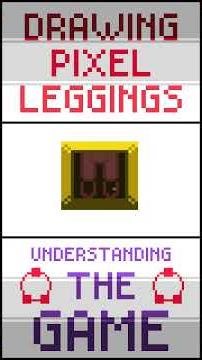 'Drawing Leggings' as an inventory item. A very short pixel art tutorial #utg