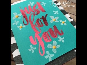 Foiling Techniques w/out a Laminator/Minc