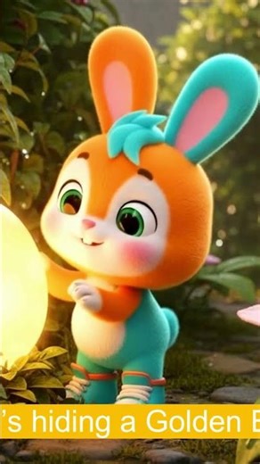 Hop Hop Bunny! 🐰 Easter Egg Hunt for Kids #Shorts