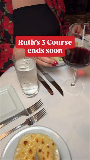 Don’t miss the menu everyone is talking about. Book now to enjoy Ruth’s 3 Course for $60 through February 8. | Ruth's Chris Steak House
