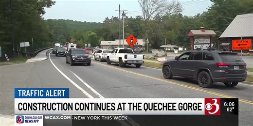 Quechee Gorge Bridge reconstruction leaves tourists confused