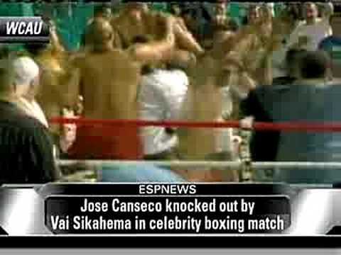 Jose Canseco Vs Sikahema Boxing Video