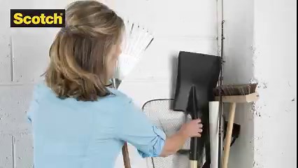 Seriously organize your garage tools the fastest way with Scotch®...