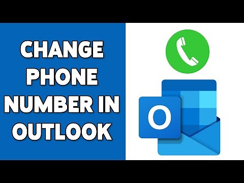 How To Change Phone Number In Outlook 2024 | Update Contact Information In Outlook