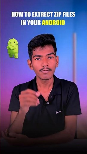 HOW TO OPEN ZIP FILES ON ANDROID (EASIEST WAY!) 🔓 #tech #viral #mobile #smartphone