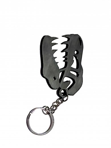T-rex Skull Keychain – Dinosaur Fossil Keyring - Etsy