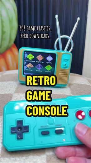 Portable Retro Game Console for TV Enjoyment